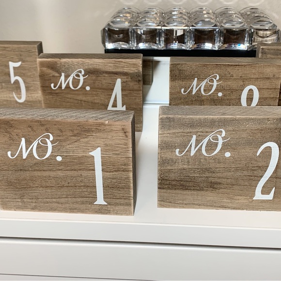 Save The Date Decorative Table Numbers - Picture 6 of 7